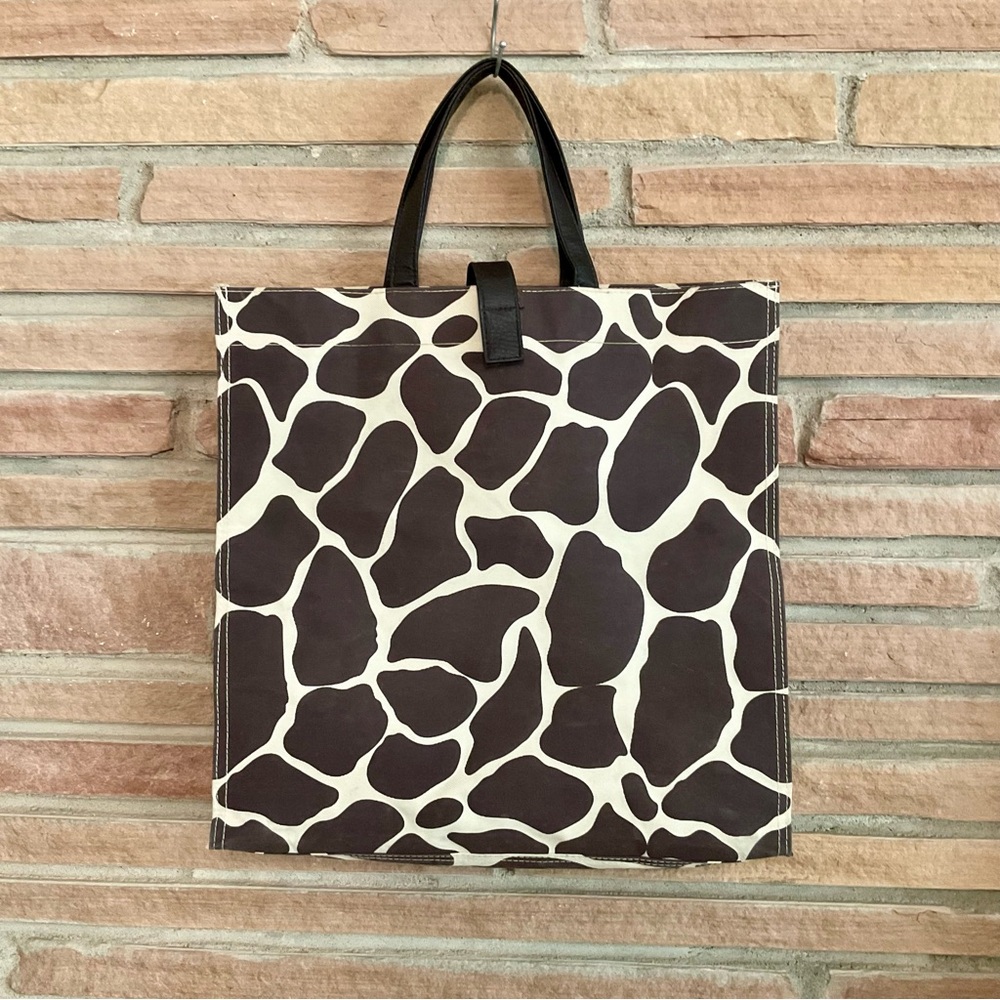 Murval Giraffe Pattern Roll Up Tote